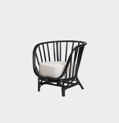 KYOTO LOUNGE CHAIR (BLACK)