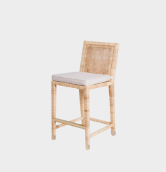 HAYES ARM CHAIR WITH BRASS LEG