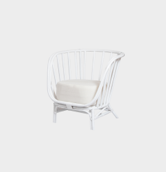 KYOTO LOUNGE CHAIR WHITE
