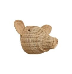 PIG RATTAN HEAD